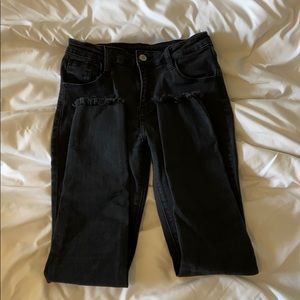 John Galt Fringe Jeans